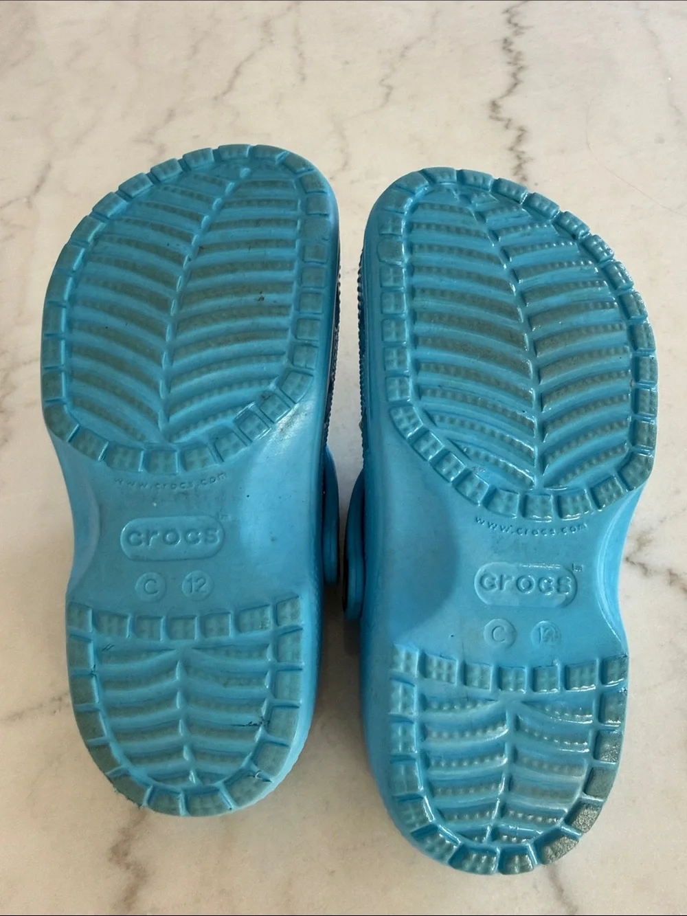 CROCS Kids Blue Clogs with Jibbitz Charms